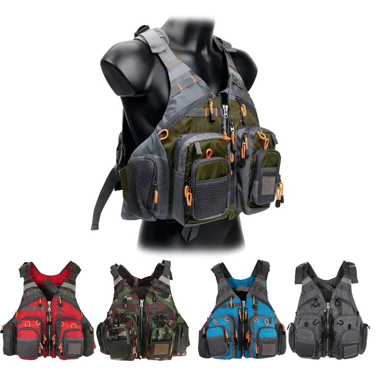 Gilet da pesca regolabile giub - Fishing Vest Jacket recensione e prezzo